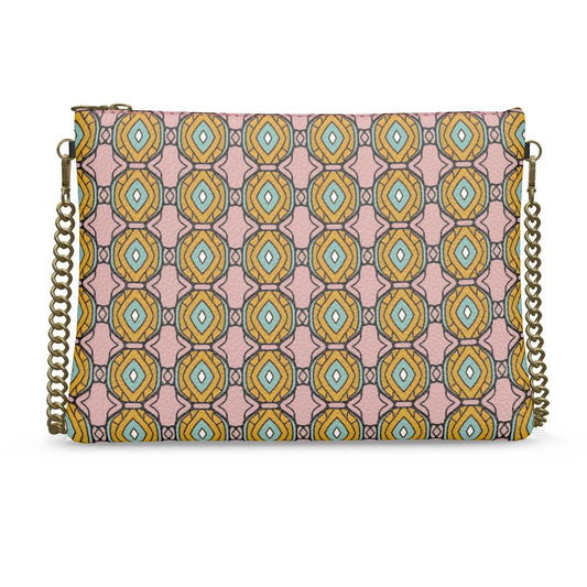 Gold Nouveau 4 Crossbody Bag With Chain