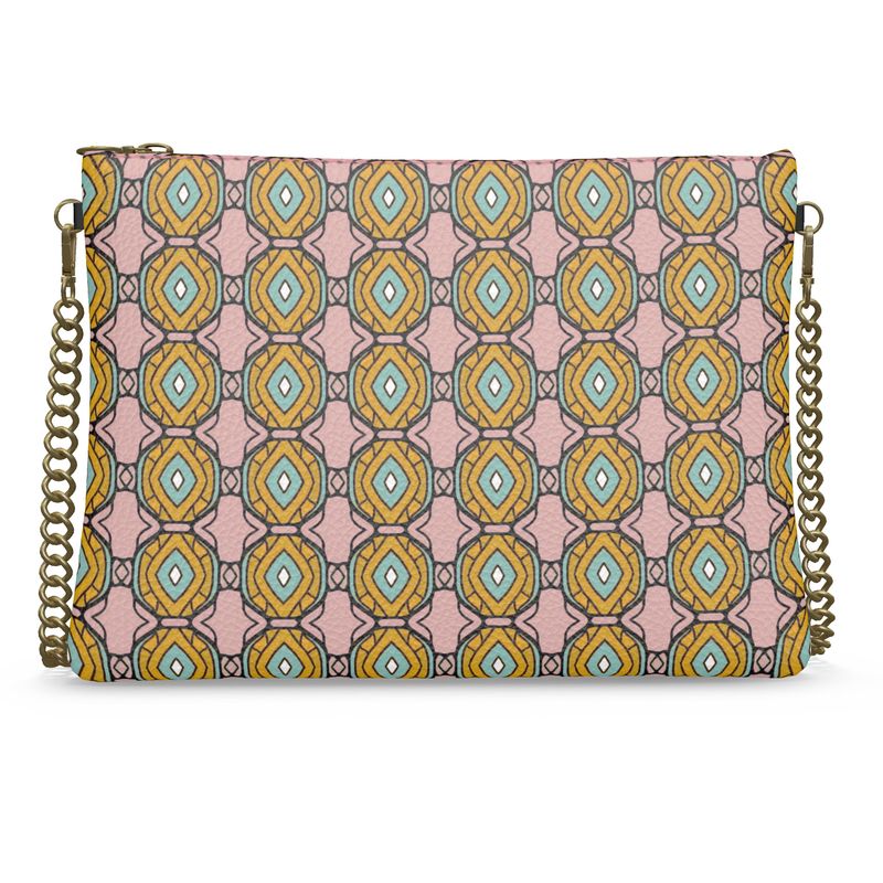 Gold Nouveau 4 Crossbody Bag With Chain